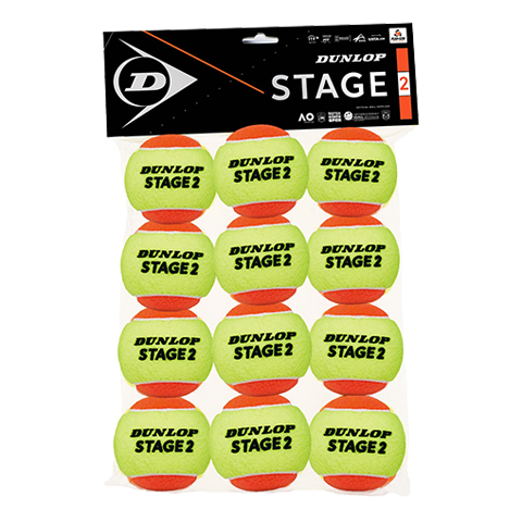 Dunlop Stage 2 (Orange Dot) 12 balls