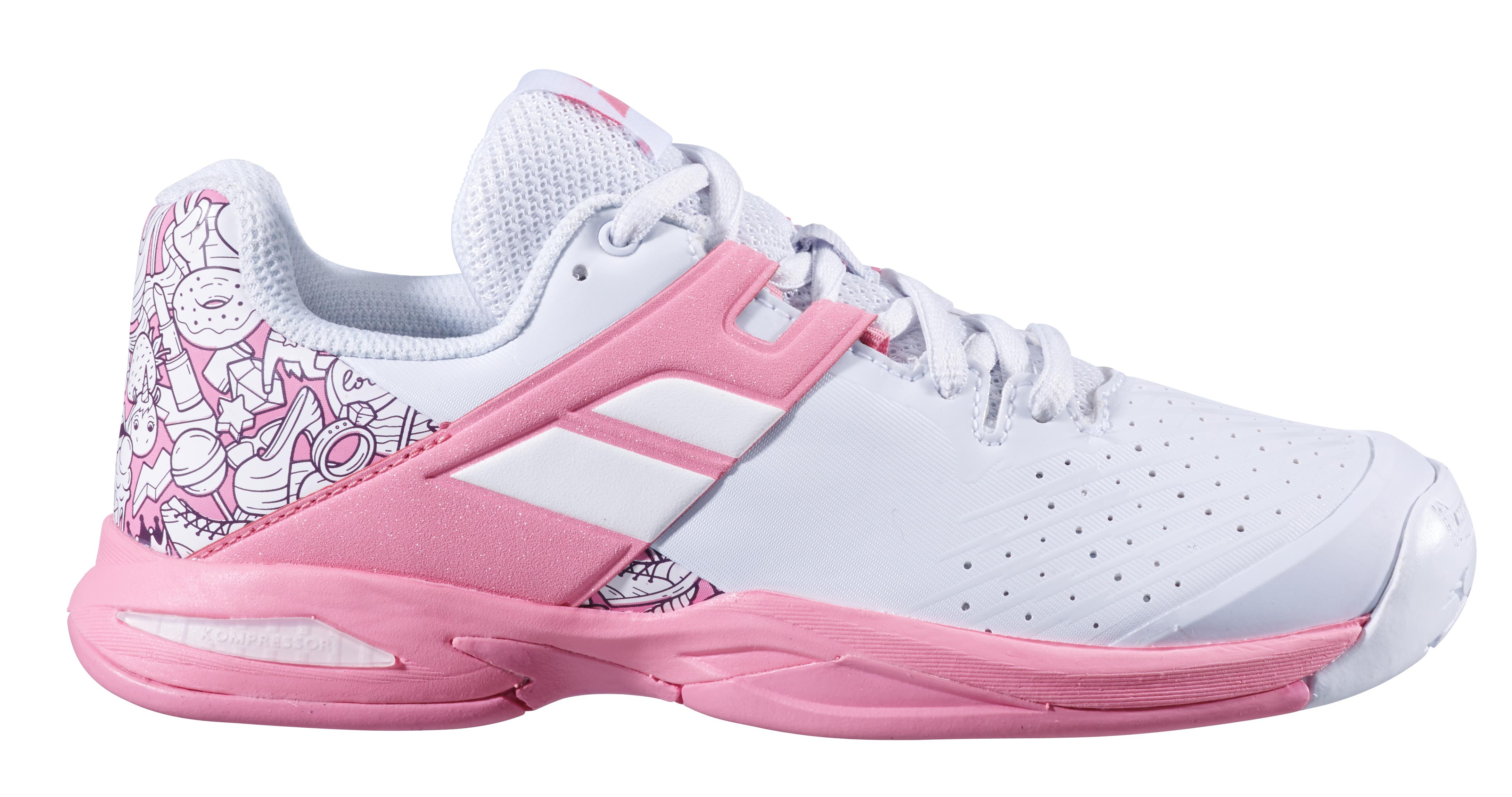 Babolat Propulse Geranium Pink Jr – Court Coverage